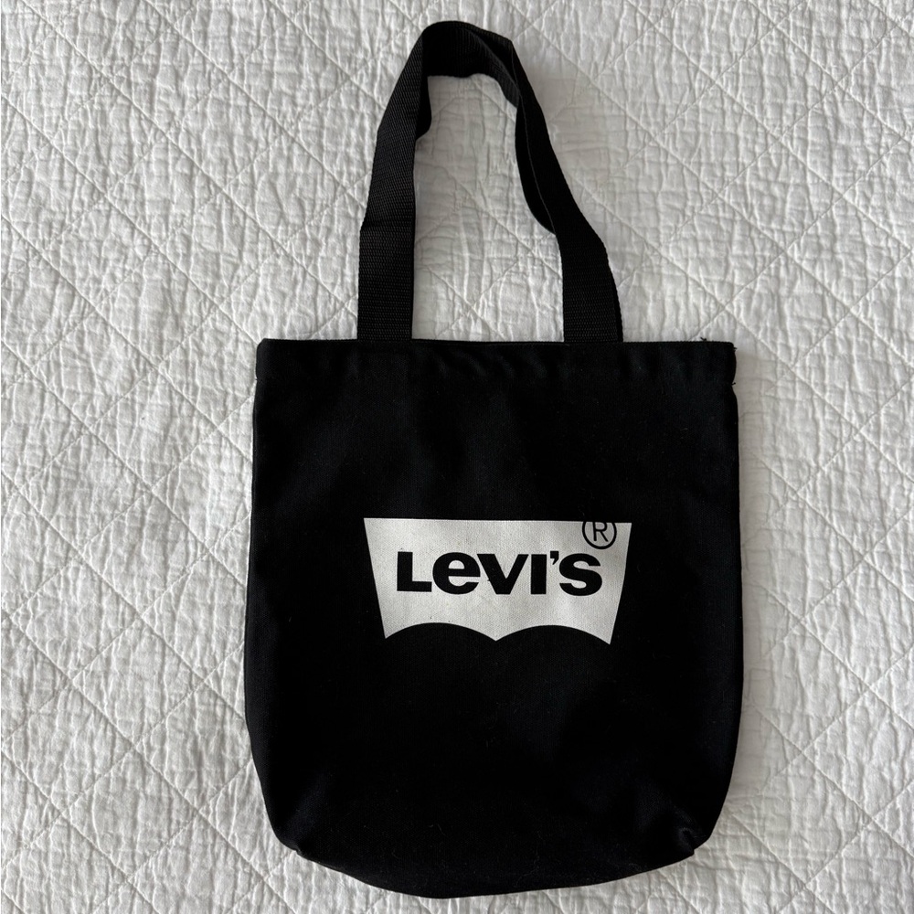 Levi's Classic Black Canvas Tote